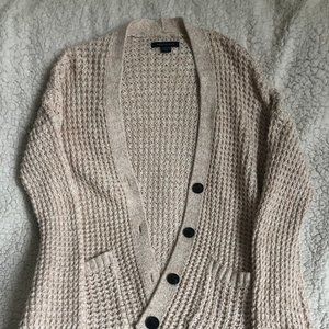 American Eagle slouchy waffle cardigan